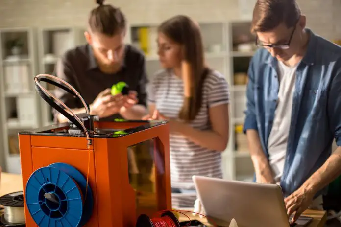 3D Printer in Modern Design Studio