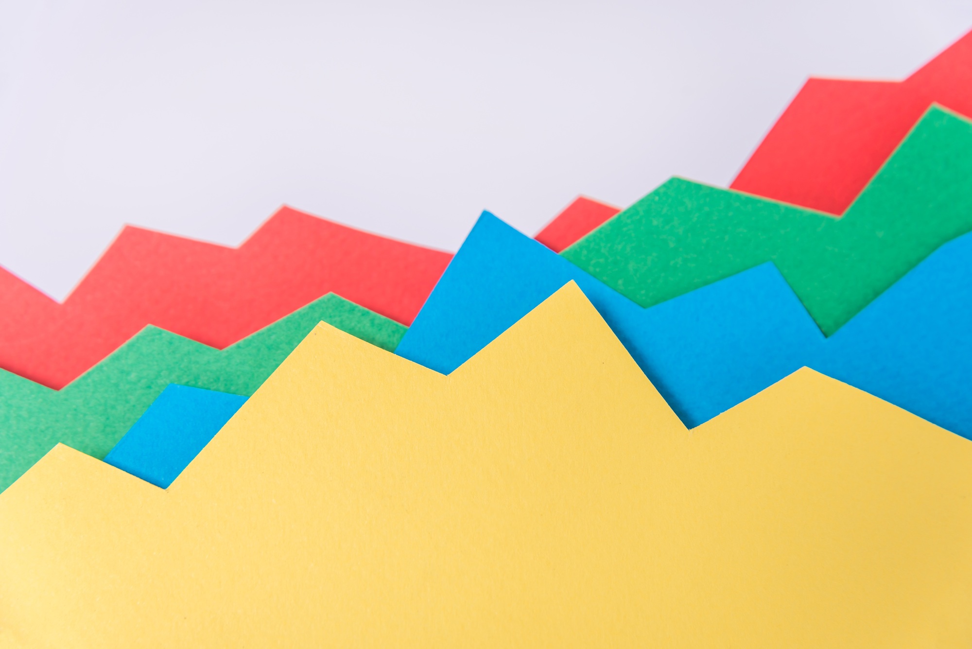 Business graphics isolated