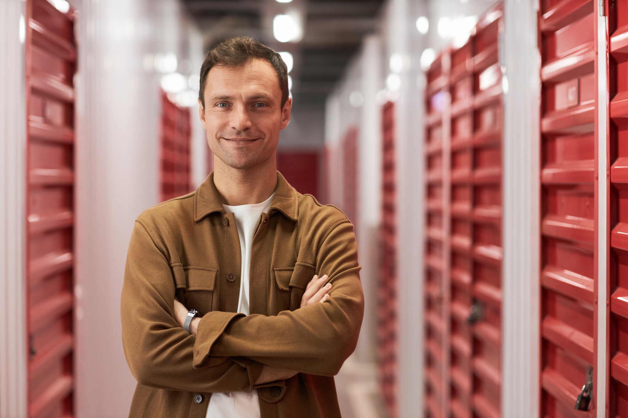 Self-Storage Business Owner in Warehouse