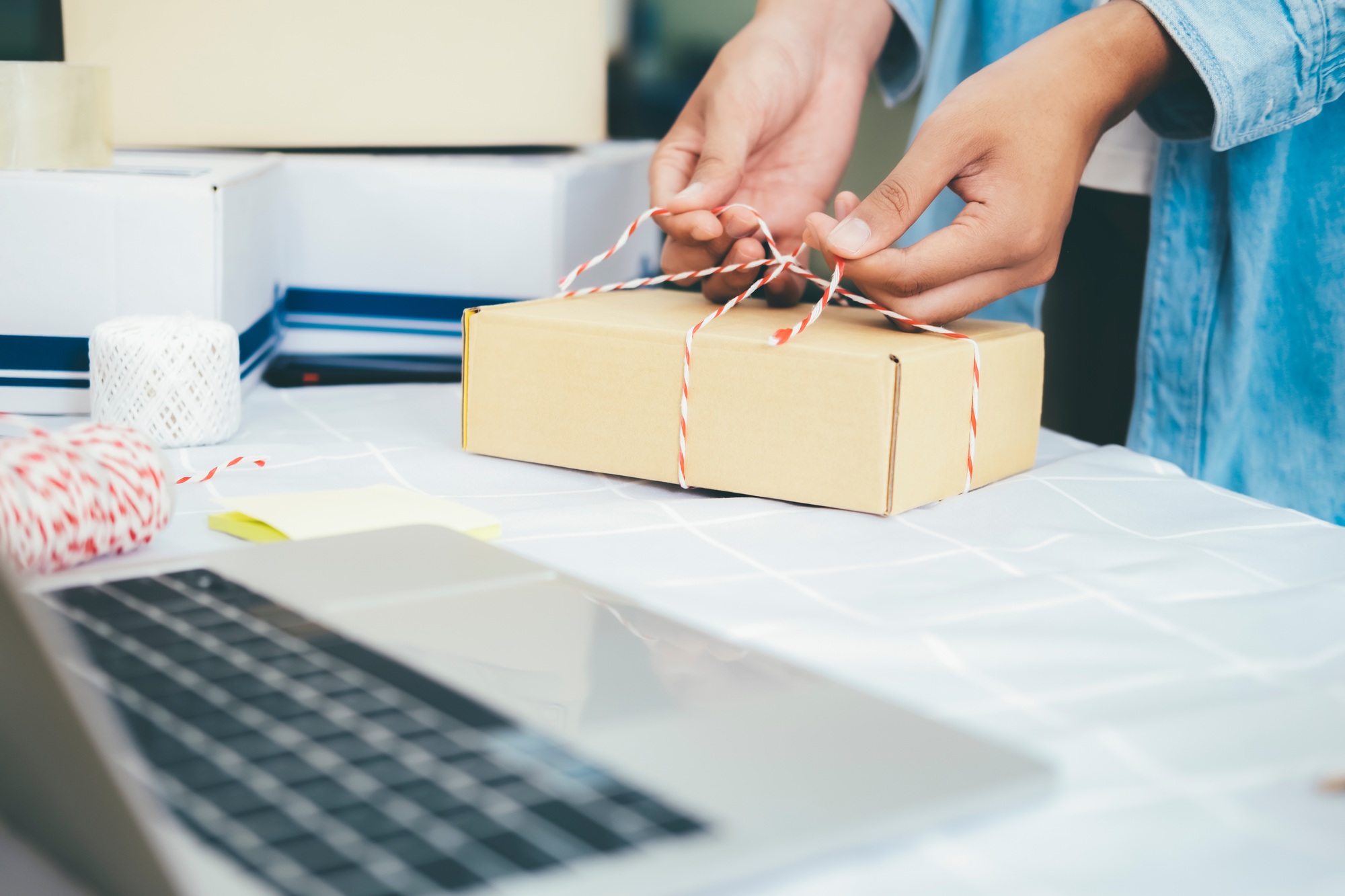 startup small business owner at workplace