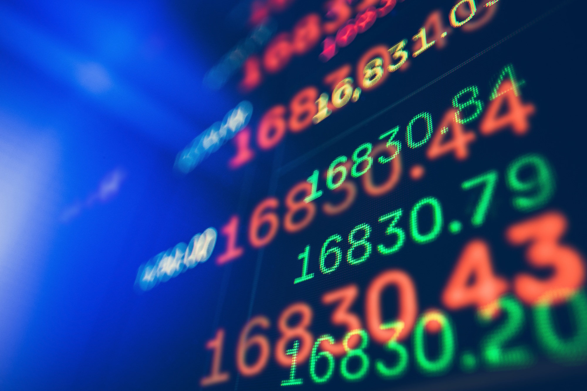 Stock and Cryptocurrency Trading Concept
