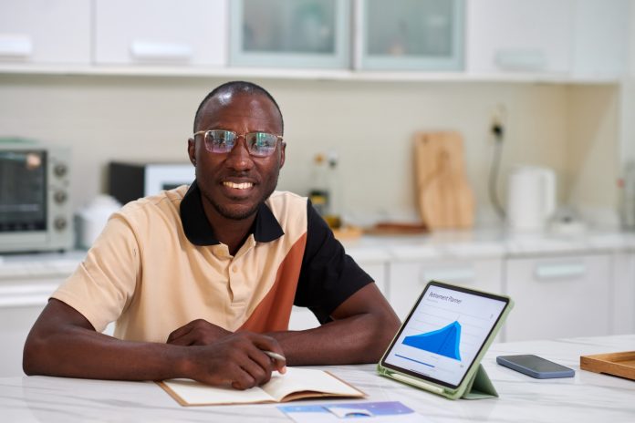 Black Man Creating Retirement Plan