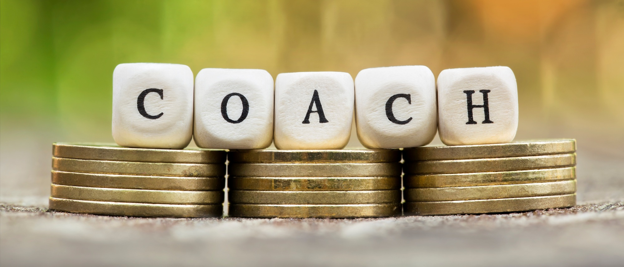 Business life coaching concept, web banner idea