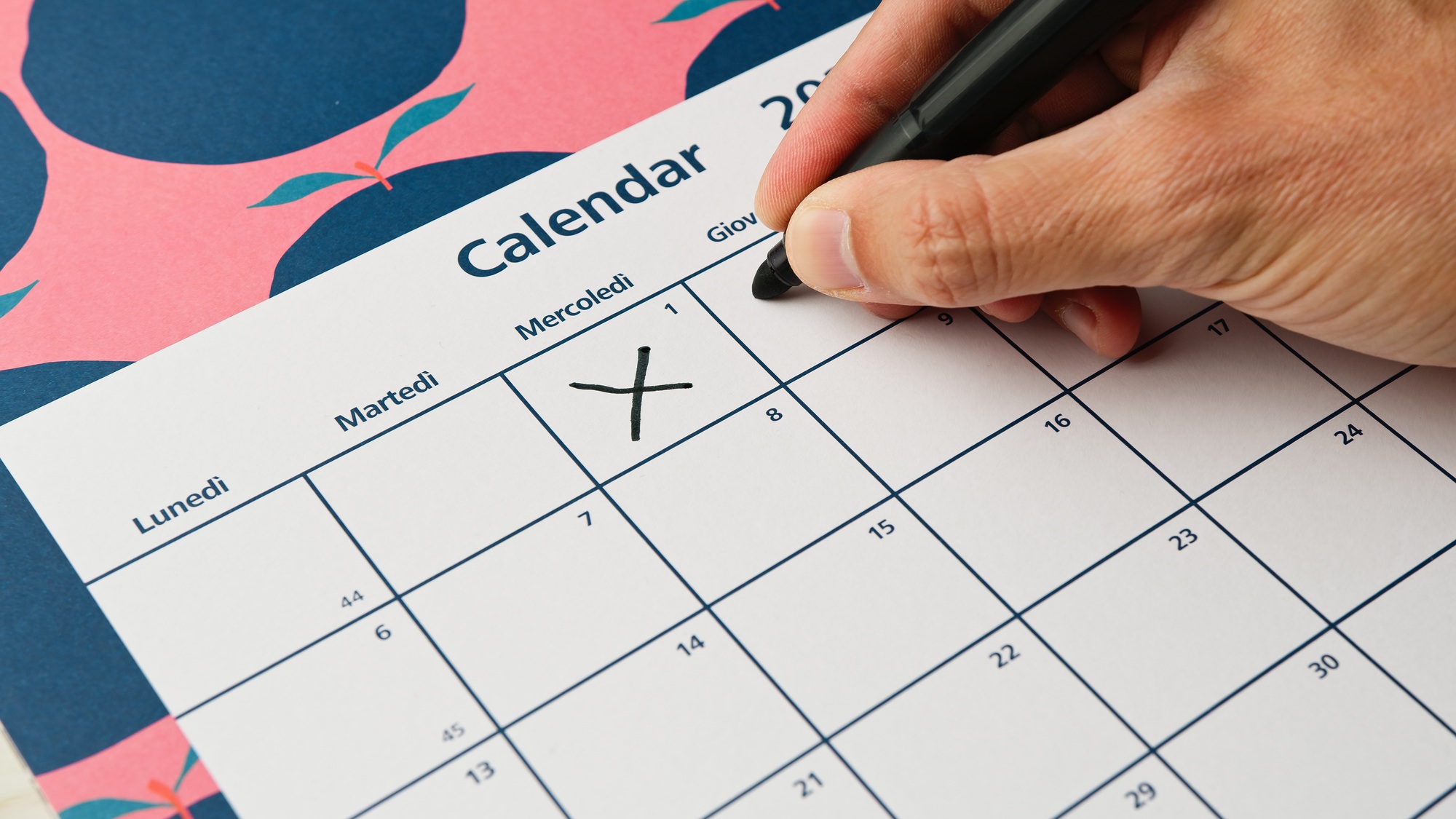 Crossing Off Days On Calendar