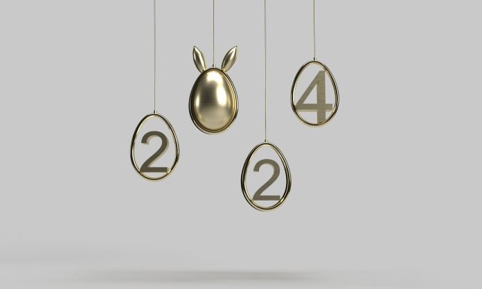 easter egg day april month bunny ear 2024 time calendar happy new year bunny rabbit animal pet sprin