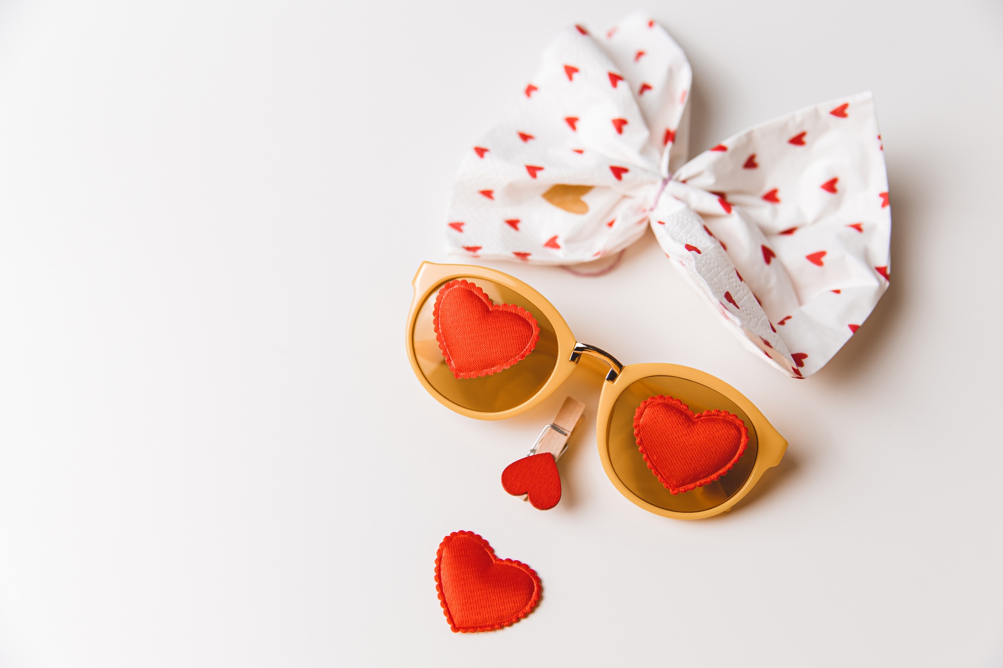 Hearts for Valentine’s day, mother's day, birthday greeting cards, invitation, celebration concept