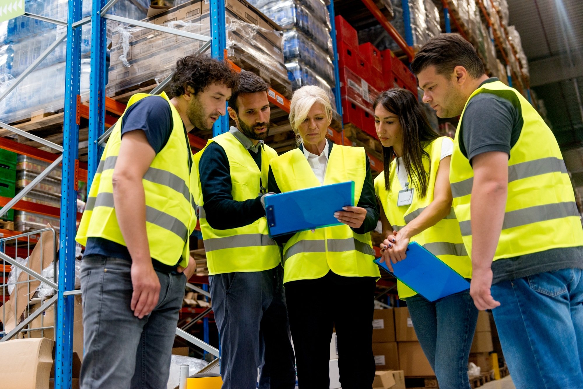 Meeting at warehouse