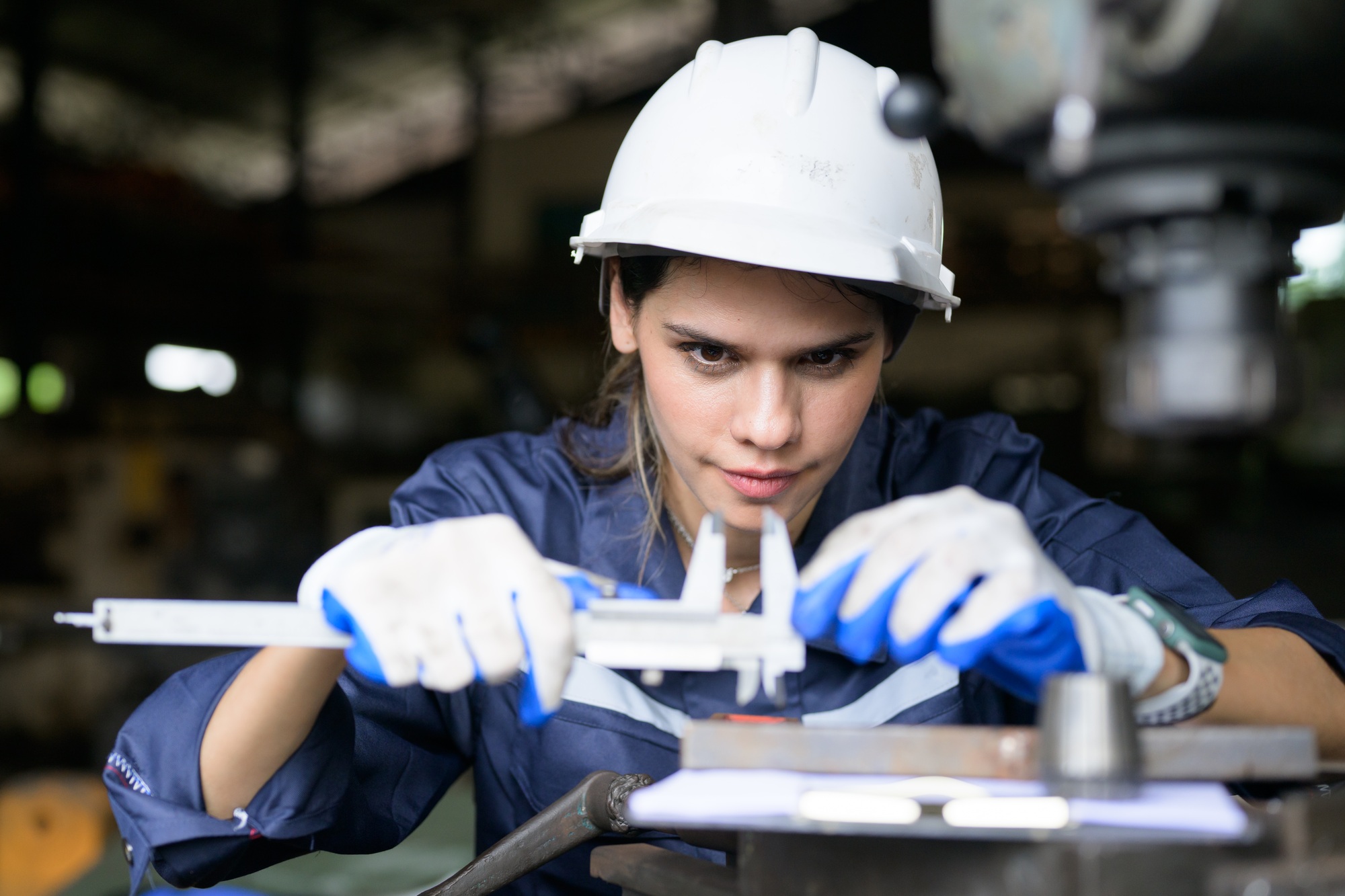 Professional worker of manufacturing plant factory
