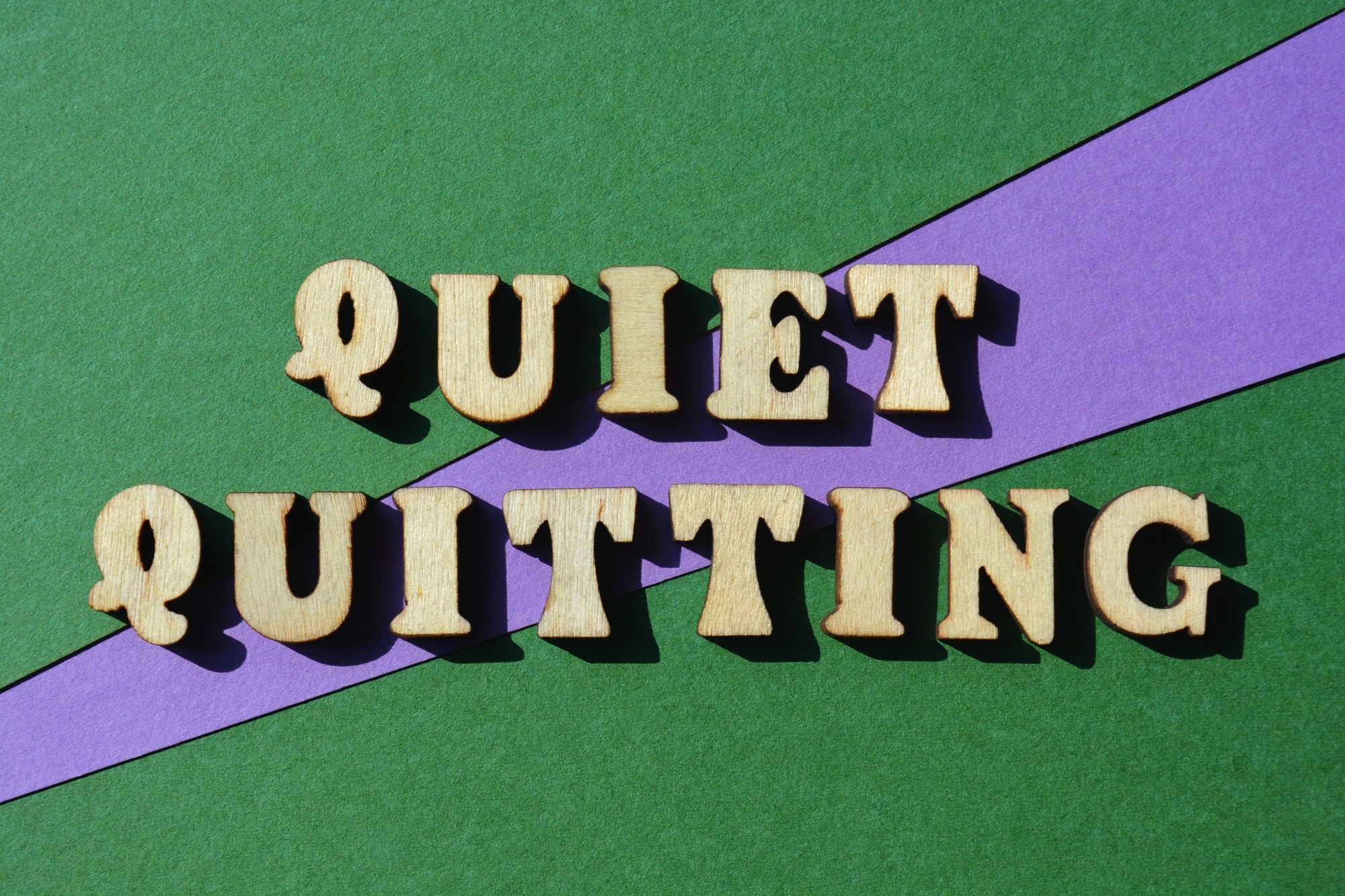 Quiet Quitting, phrase as banner headline