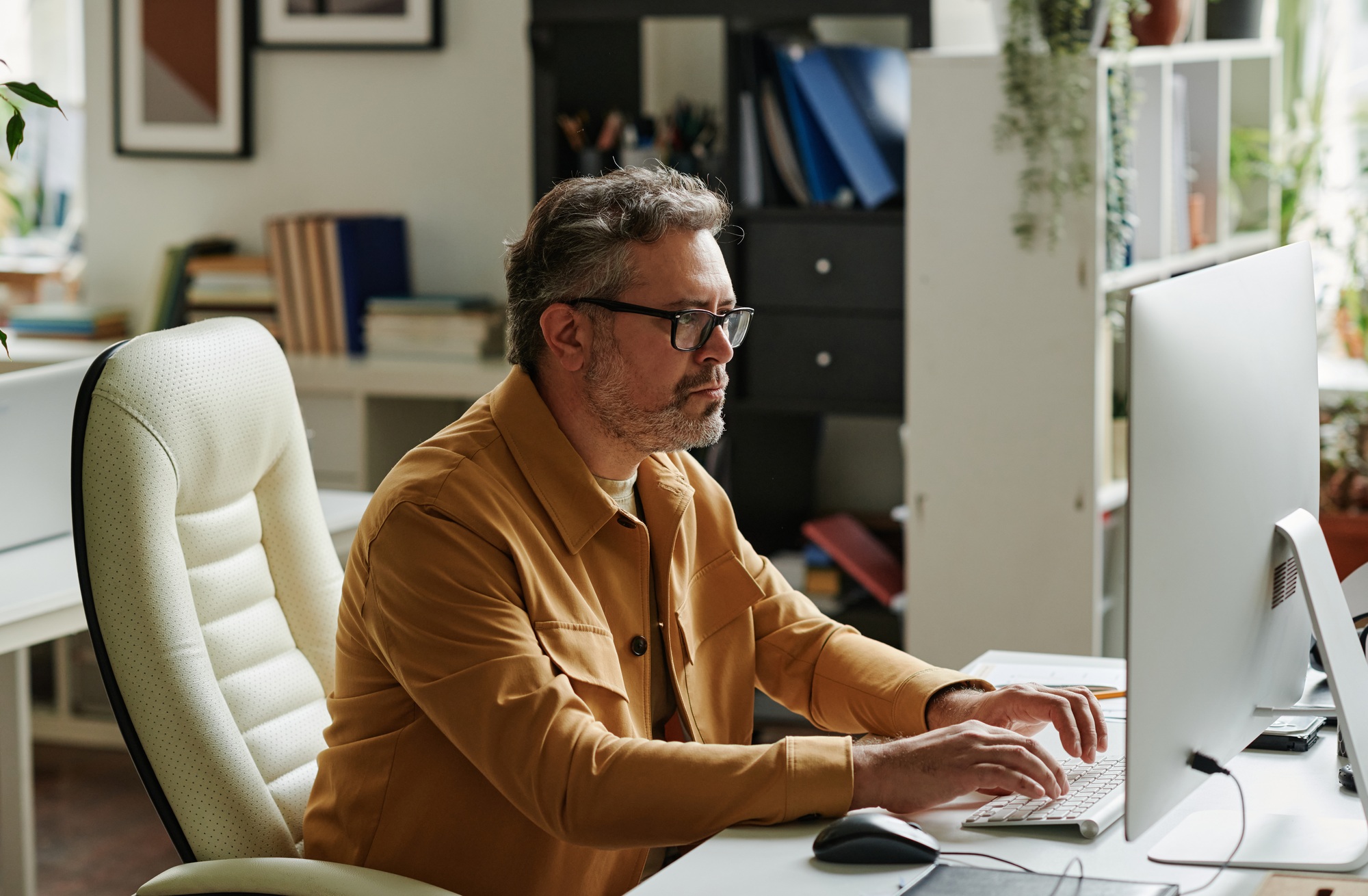 Serious mature businessman or chief executive officer