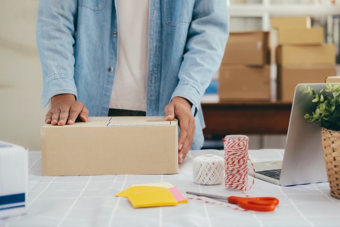 startup small business owner at workplace