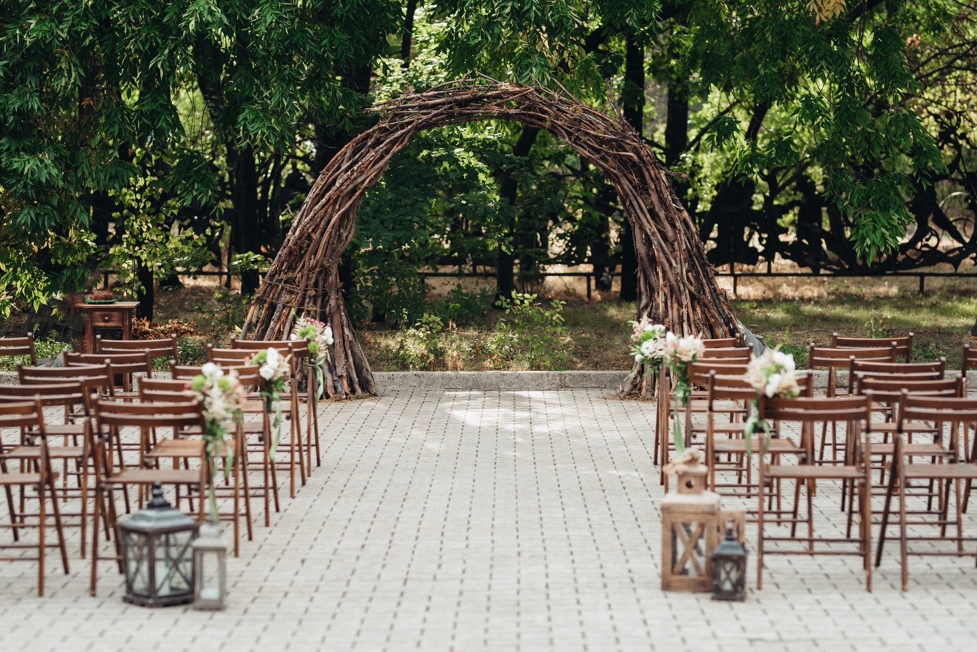 wedding ceremony area