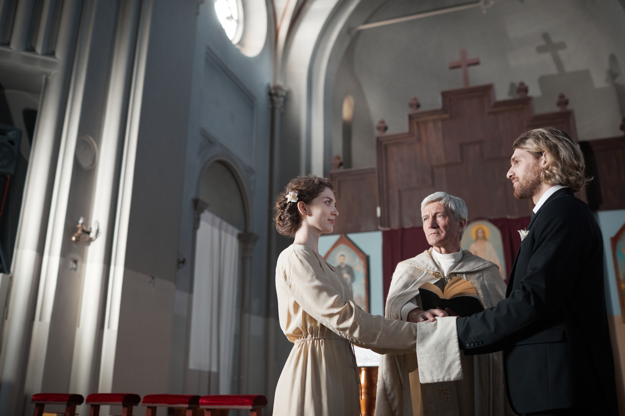 Wedding ceremony in the church