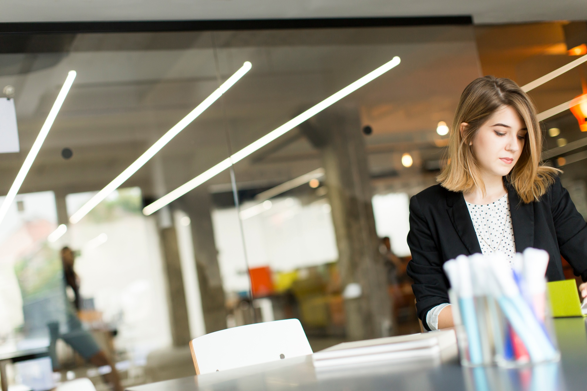 Woman in the office