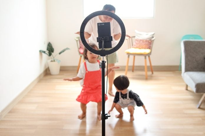 children doing tiktok dance challenge
