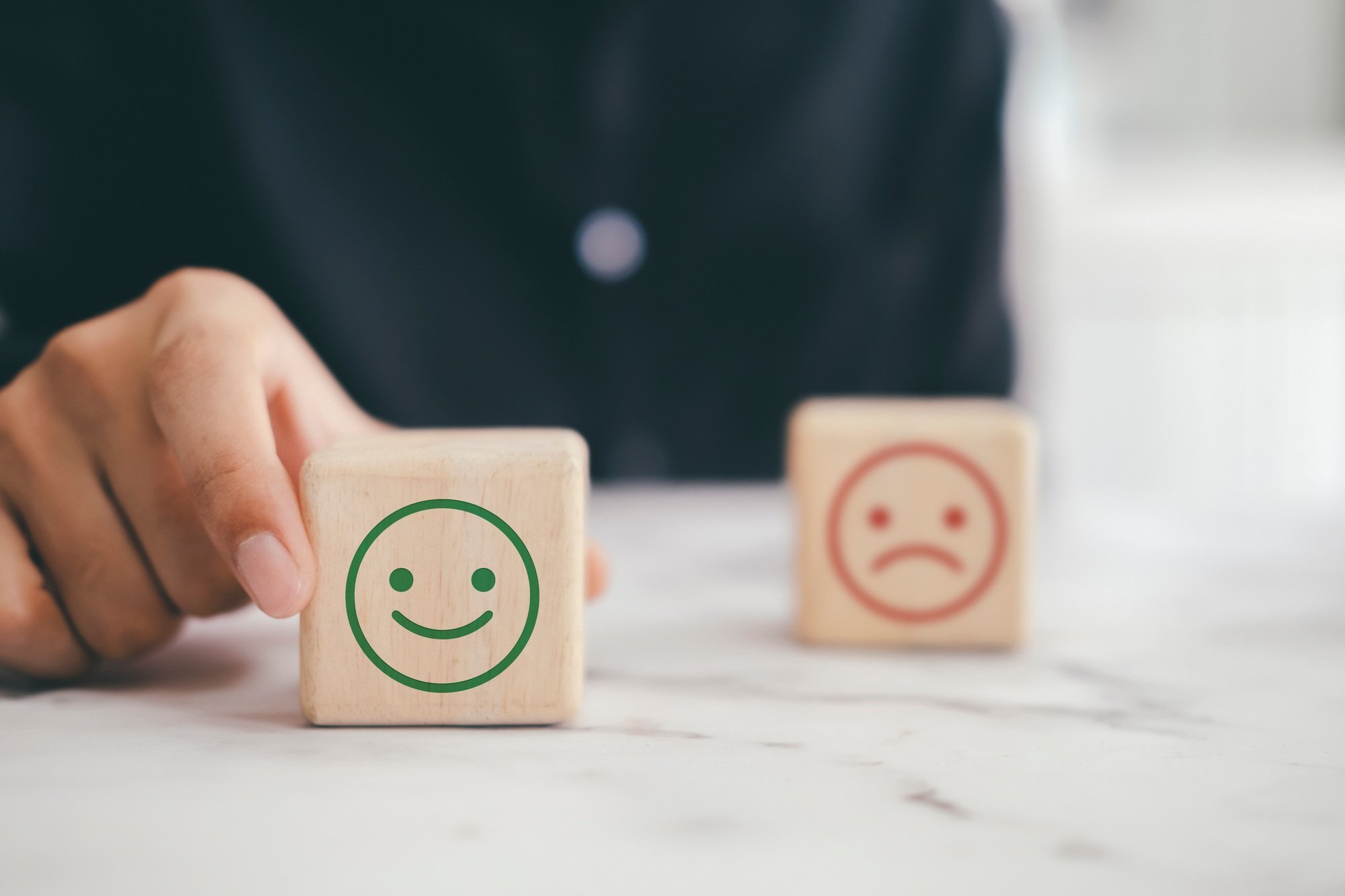 Customer service experience and satisfaction survey concept