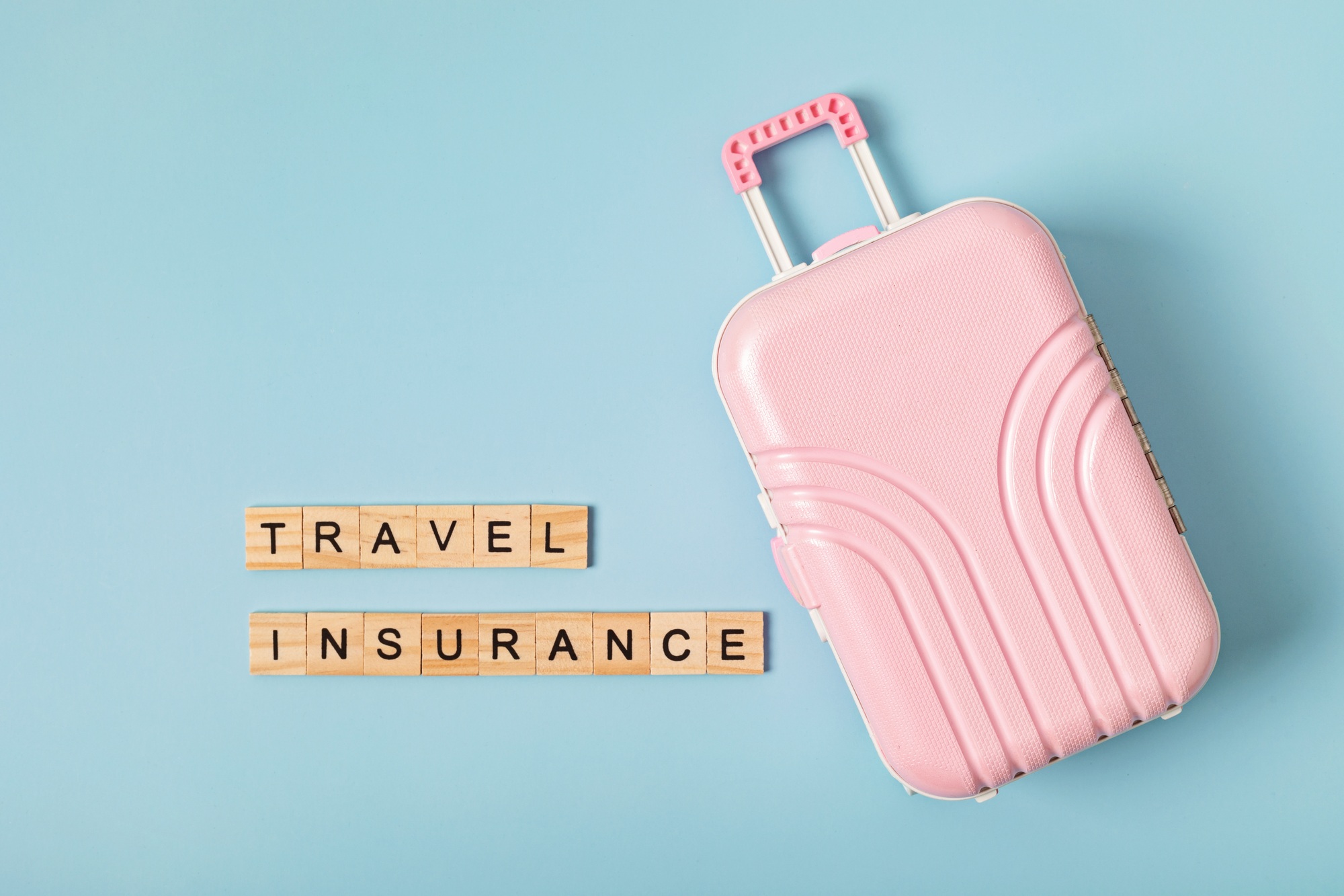 Safe travel, protection tourism insurance concept.