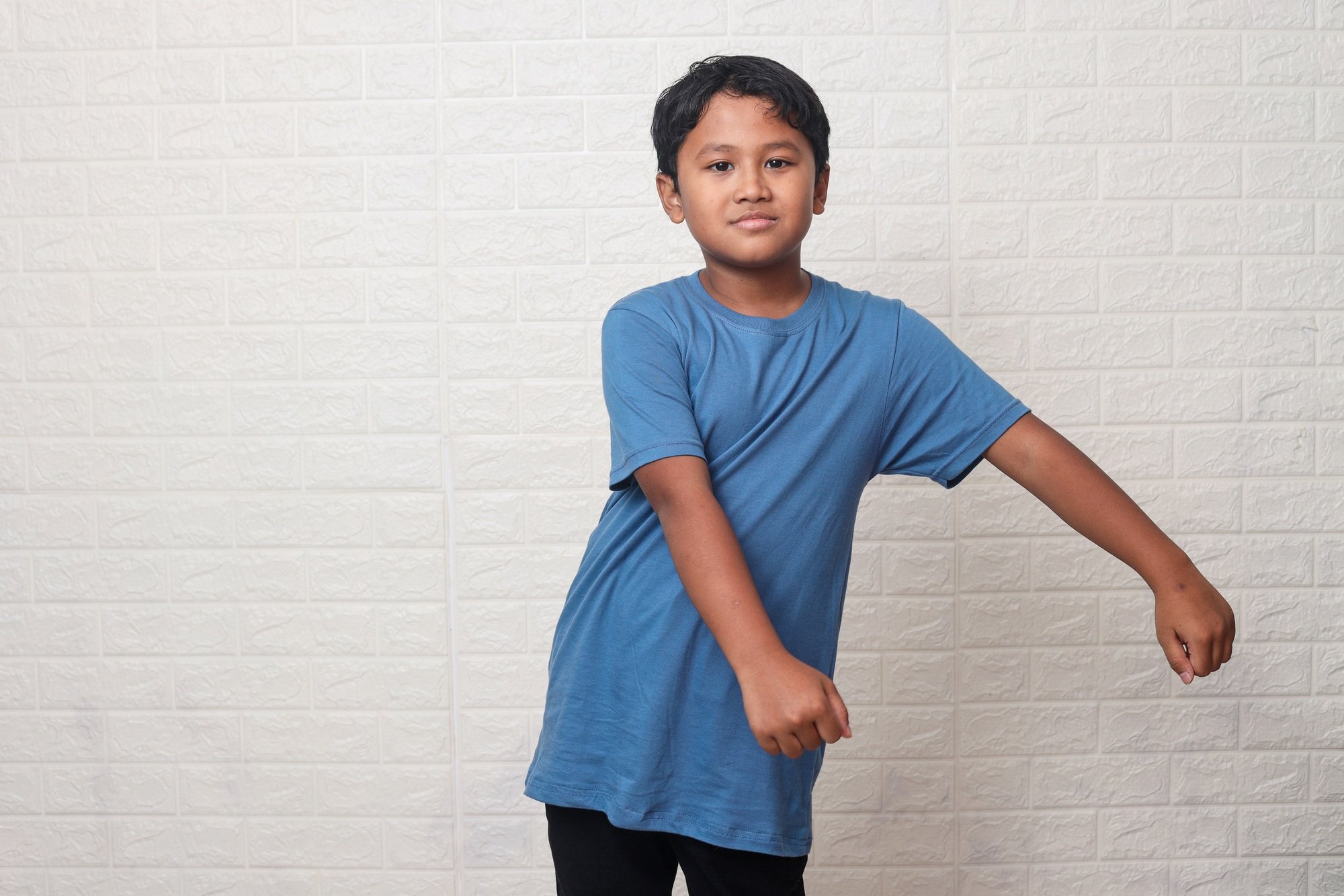 Boy dancing tiktok