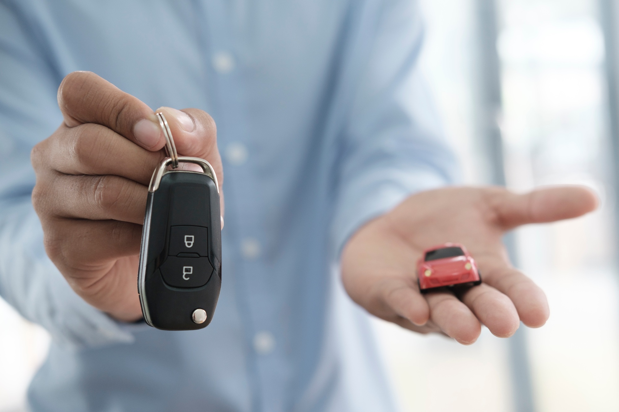 Business concept, car insurance, sell and buy car, car financing