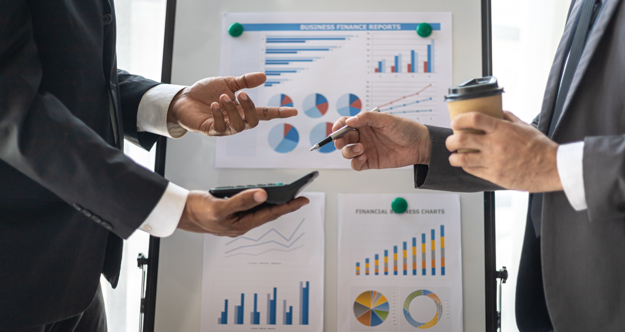 Business consulting meeting, strategy analysis and business planning.