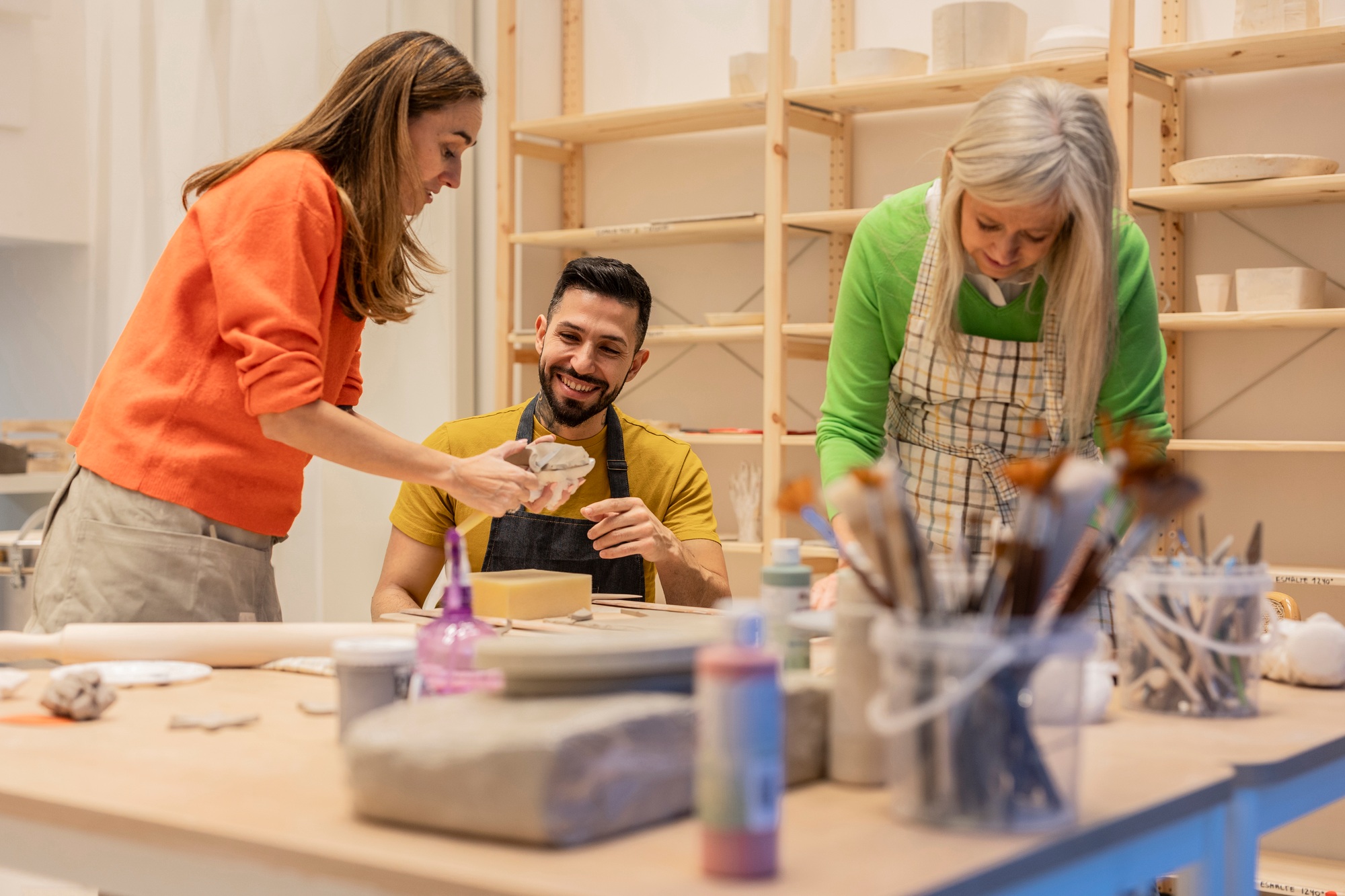 ceramics and crafts workshop multigenerational