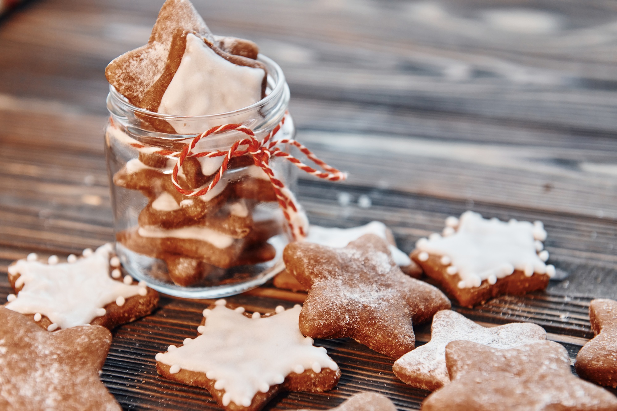 Christmas background with holiday decoration