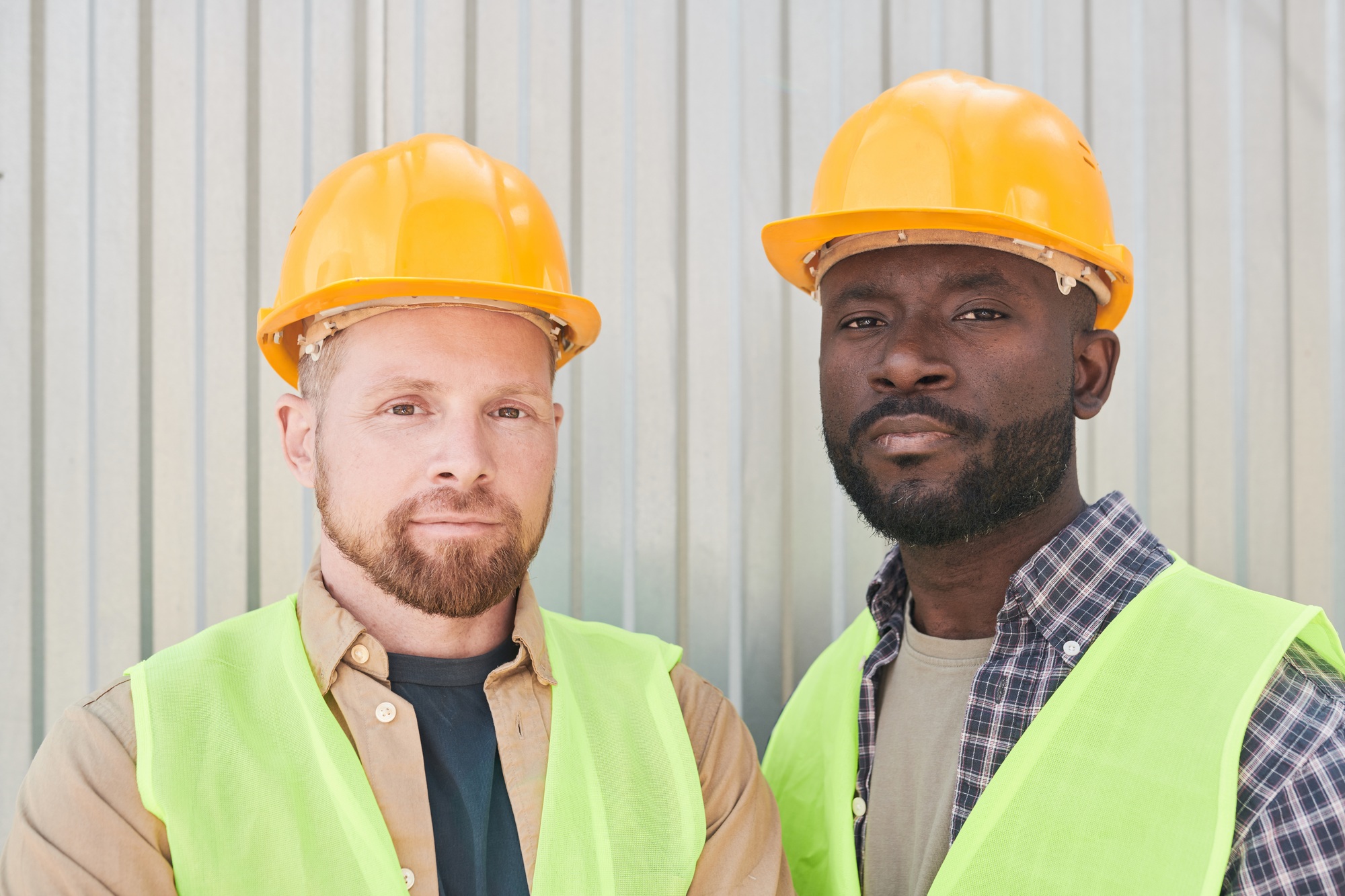 Construction Workers at Parking Lot