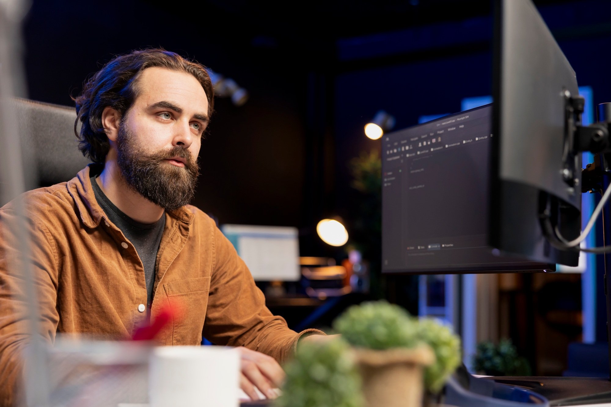 IT professional preventing malware and phishing attacks