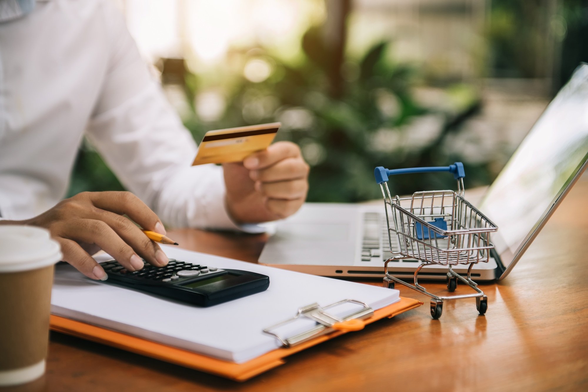 Online shopping concept.