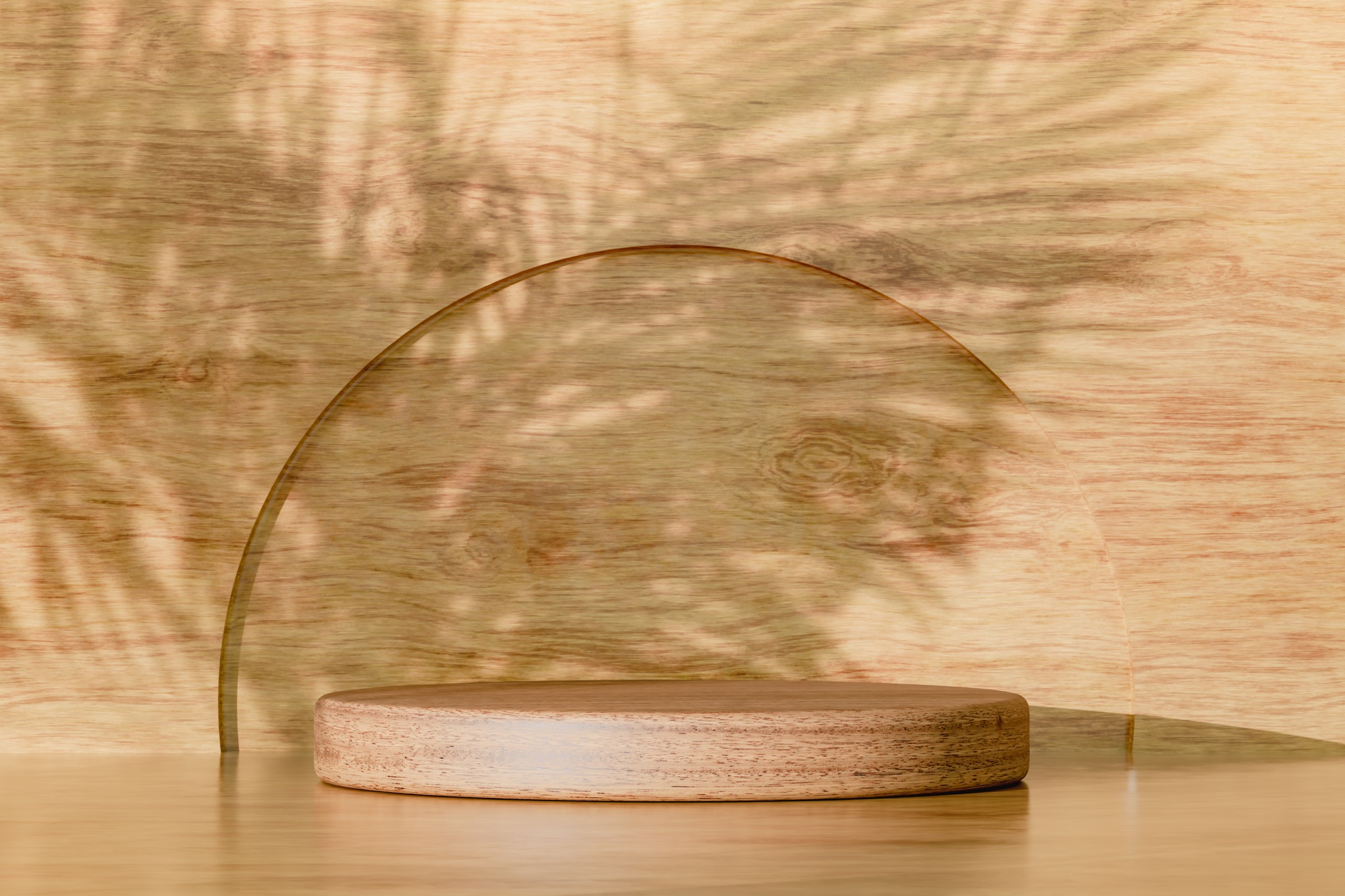 Product mockup pedestal 3d rendering