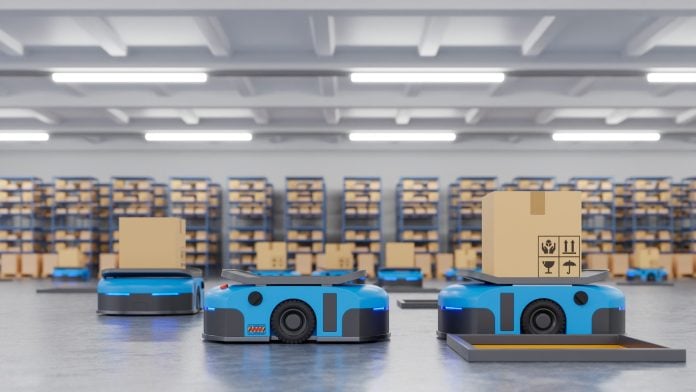 Robot AGV is using automation to deliver your products on time.