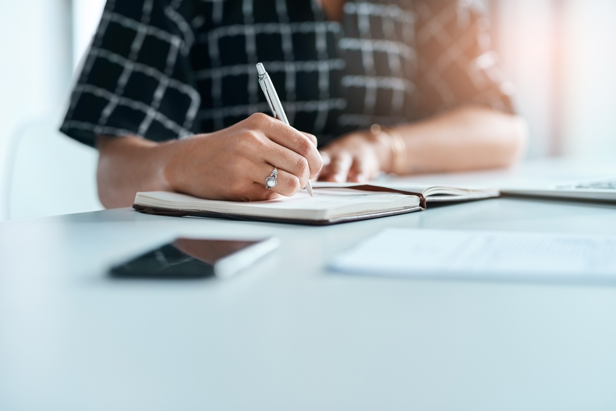 Setting out her work plan