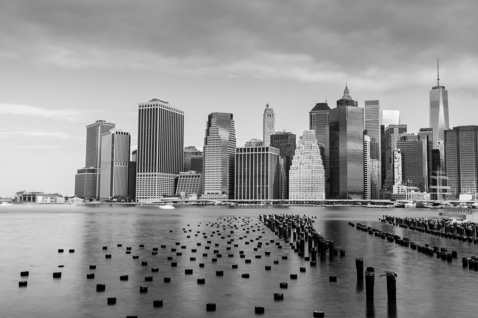 View of lower Manhattan in New York