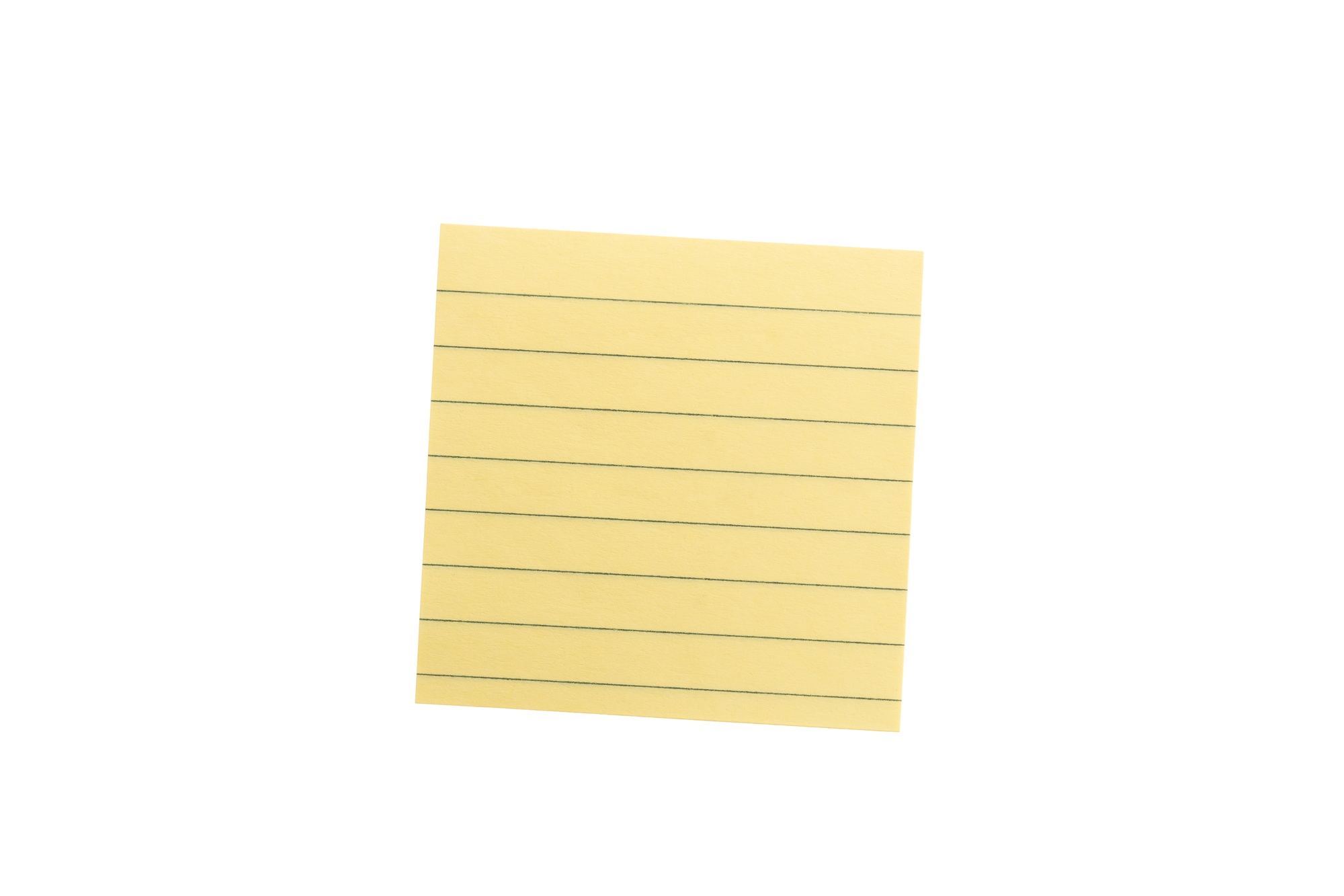 Yellow striped sticker isolated on white background. Template for your projects.